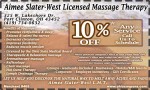 Aimee Slater-West Massage Therapy 